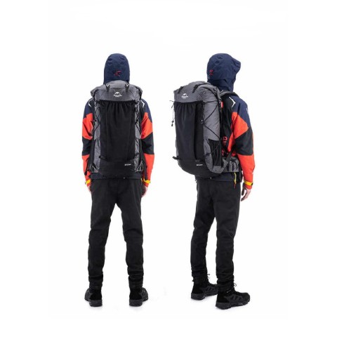 Рюкзак туристичний Naturehike Rock NH19BP095, 60+5 л, чорний