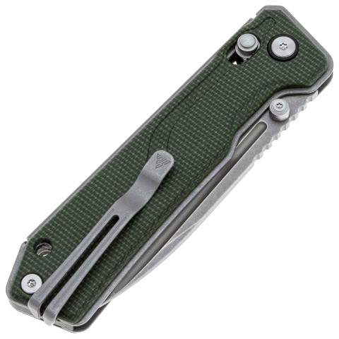 Ніж SRM Rubik 7228B-MG, Sandvik 14C28N, мікарта, зелений