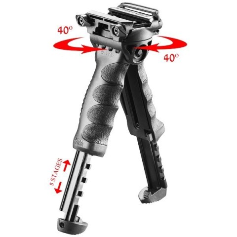 Рукоятка-сошки FAB Defense поворотна похила на планку Пікатінні (tpodg2-b)