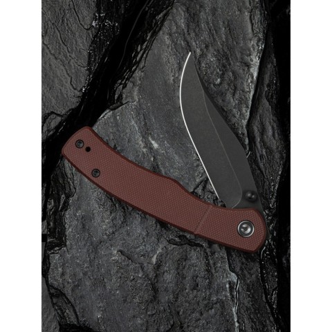 Ніж складаний кишеньковий Civivi Clingman, (7.6 см) Nitro-V / G10 темно-червоний