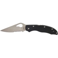 Нож Spyderco Byrd Harrier 2, 8Cr13MoV, G-10, полусеррейтор ц:black