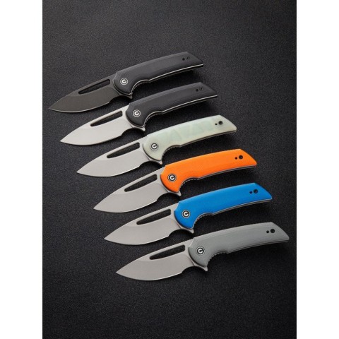 Ніж складаний кишеньковий Civivi Odium, (6.7 см) Damascus / Guibourtia Wood