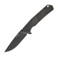 Ніж складаний туристичний Ruike P801-SB, (8.6 см) 14C28N / 3cr14n чорний