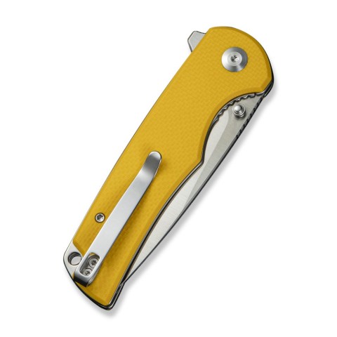 Ніж складаний туристичний Sencut Praktisk, (9.1 см) 9Cr18MoV / G10 жовтий