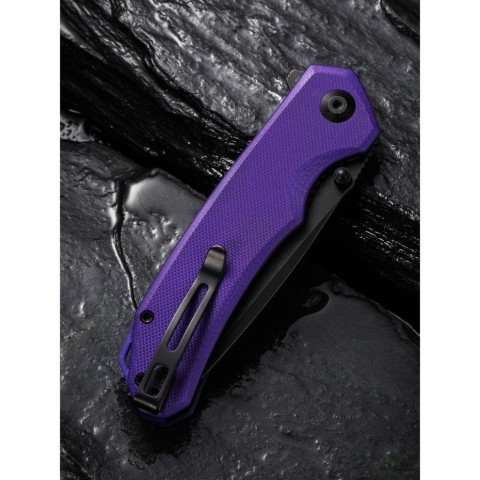 Ніж складаний туристичний Civivi Brazen, (8.8 см) D2 / G10 фіолетовий