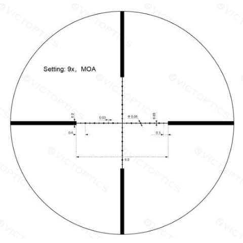 Прицел оптический Vector Optics C3 3-9x32 (25,4 мм) illum. SFP