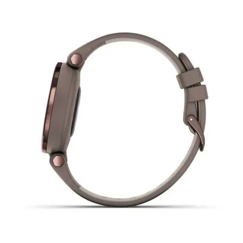 Смарт-часы Garmin Lily Classic с темно-бронзовым безелем, корпусом Paloma и итальянским кожаным ремешком