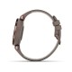 Смарт-часы Garmin Lily Classic с темно-бронзовым безелем, корпусом Paloma и итальянским кожаным ремешком