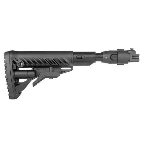 Приклад FAB M4 с амортизатором для AK 47, полимер, черный