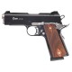 Стартовий пістолет KUZEY 911-SX#2 Black/Brown Wooden Grips