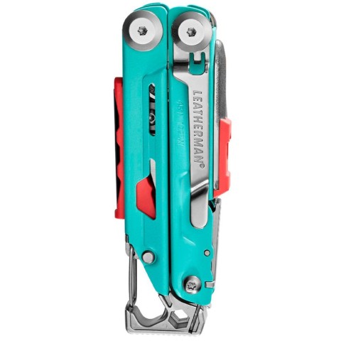 Мультиінструмент Leatherman Signal Aqua Silver, нейлоновий чохол