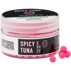 Бойлы Carp Catchers Pop-Up Flat Method Spicy Tuna 6mm