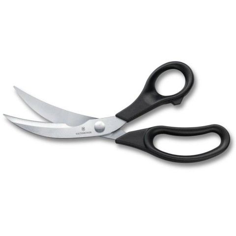 Ножиці кухонні 25 см Victorinox для птиці та риби чорні