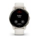 Смарт-годинник Garmin Venu 2 Plus айворі з кремово-золотистим безелем і силіконовим ремінцем