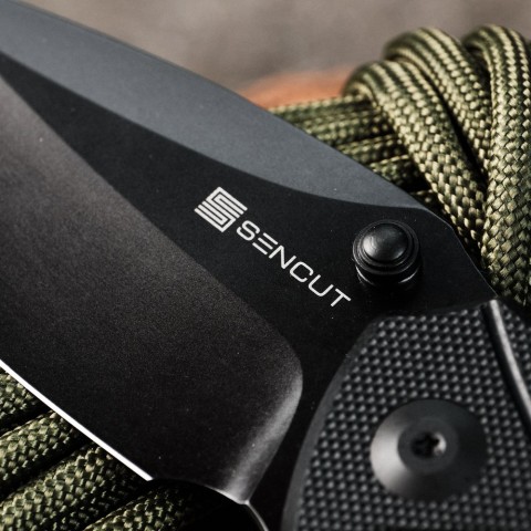 Ніж складаний туристичний Sencut Hyrax, (8.4 см) 9Cr18MoV / G10 чорний