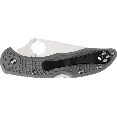 Нож Spyderco Delica 4 Flat Ground, VG-10, FRN ц:grey