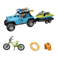 Ігровий набір OTAMANKO Автотуризм Позашляховик з 2 дошками для серфінгу та гідроцикл