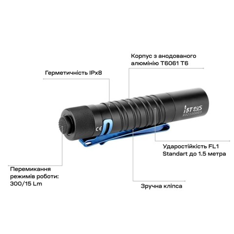 Фонарь Olight I5T EOS Black