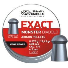 Пули пневм JSB Diabolo Exact Monster Redesigned 4,52 мм 0,87 гр. (400 шт/уп)