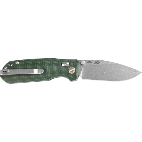 Нож CJRB Maximal, AR-RPM9,  Micarta ц:green