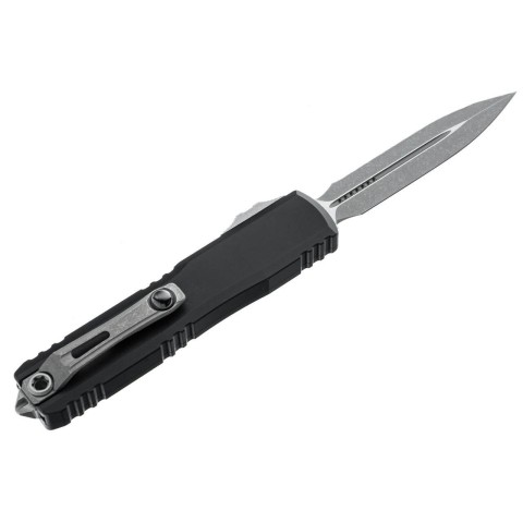 Ніж Microtech Ultratech Gen IV OTF D/E серрейтор Apoc Black