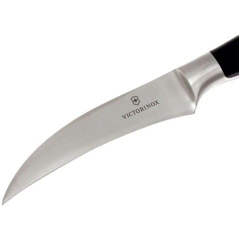 Кухонний ніж Victorinox Grand Maitre Shaping 8см изогн. з черн. ручкою у подар.упак.