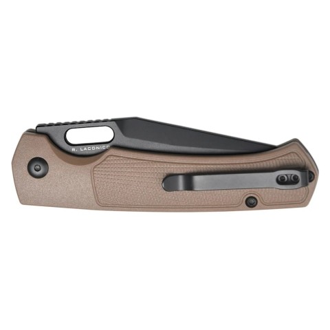 Ніж Artisan Revel Black Blade AR-RPM9, FRN brown