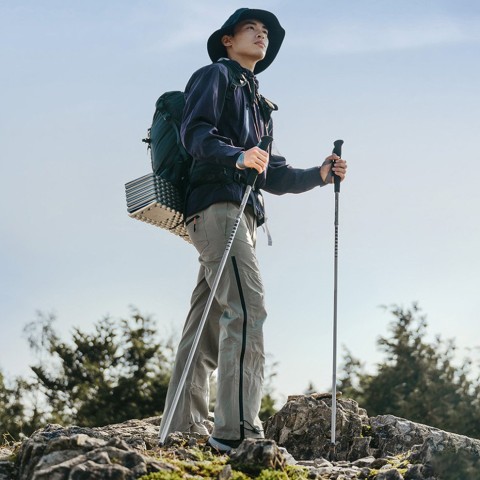 Трекінгова палиця Naturehike CNK2450DS016, 130 см, фіолетова