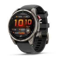 Смарт-часы Garmin fenix 8 Pro AMOLED (47 мм) Sapphire титан графитовый/черный