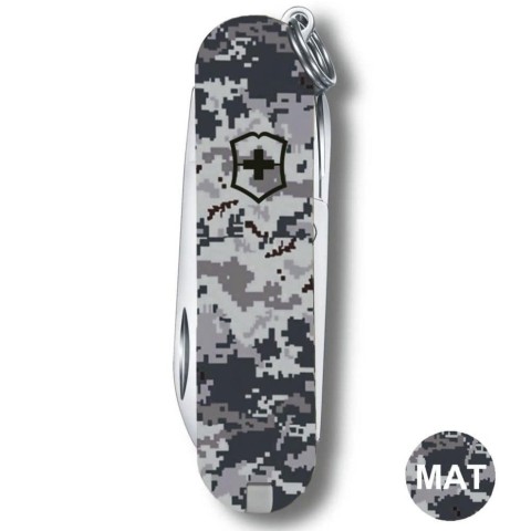 Складаний ніж Victorinox CLASSIC SD ARMY Піксель синій 0.6223.3.W3942pw