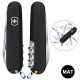 Ніж Victorinox Huntsman Mat 91мм,15функ,чорн.мат