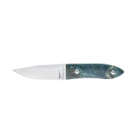 Нож Maserin AM-22, 14C28N, голубой кап бук