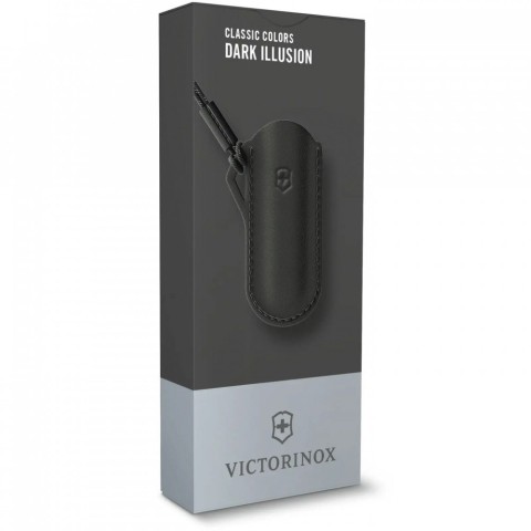 Чохол Victorinox 58мм шкір.чорн Dark Illusion для Classic Colors 1-2шари