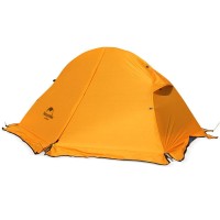 Намет надлегкий одномісний  з футпринтом Naturehike Cycling 1 NH18A095-D, 210T, помаранчевий