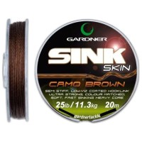 Поводковый материал Gardner Sink Skin 25lb (11.3kg) Brown