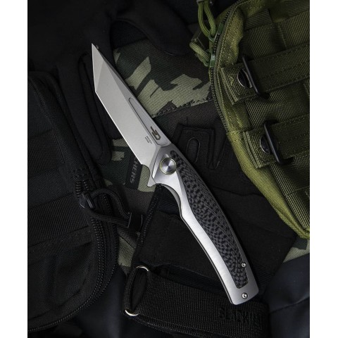 Нiж складний Bestech Knife PREDATOR Grey BT1706B