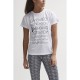 Eaze SS Logo Mesh Tee Woman