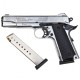 Стартовий пістолет 911#6 Matte Chrome Plating, Engraved/Black Grips