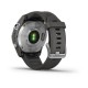 Смарт-часы Garmin fenix 7S серебристые с ремешком графитового цвета