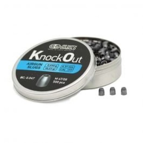 JSB Diabolo KnockOut Slugs 4,51 мм, 0,650 г, 500 шт