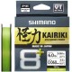 Шнур Shimano Kairiki 8+ 150m (Mantis Green) 0.06mm 6lb/4.8kg