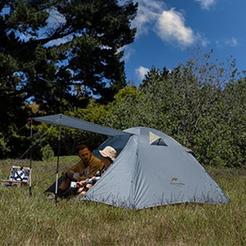 Намет чотиримісний Naturehike P-Series CNK2300ZP028, світлий сірий
