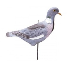 Підсадна опудало ГОЛУБ пластмасовий на палиці (ракушка)