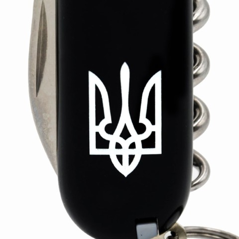 WAITER UKRAINE  84мм/1сл/9функ/черн /штоп /Трезубец.бел.