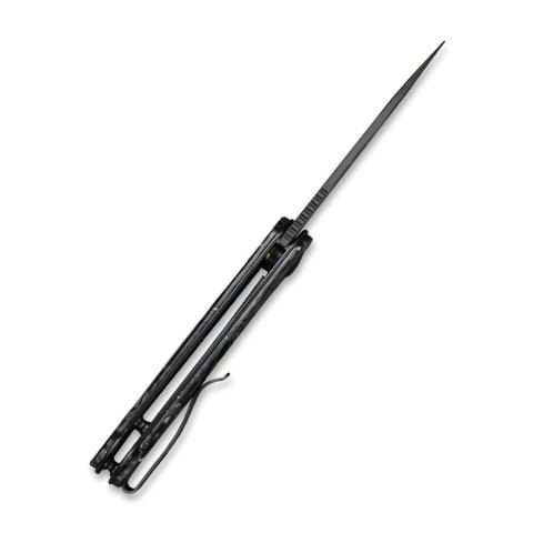 Ніж складаний кишеньковий Civivi Elementum, (7.5 см) Damascus / Carbon Fiber