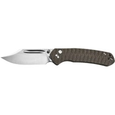 Ніж CJRB Bowie Pyrite, AR-SFII, Micarta od green