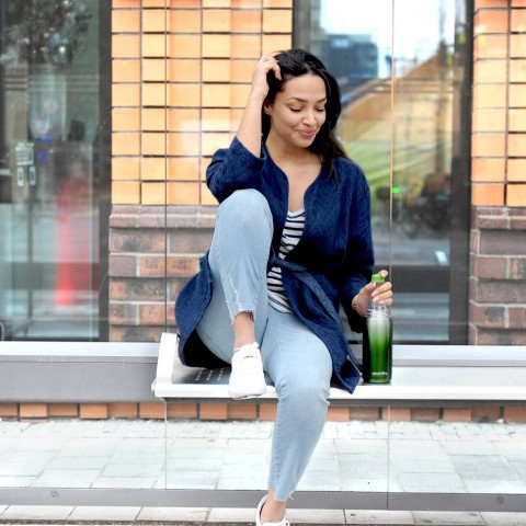 Термопляшка Aladdin для напоїв Fresco Twist & Go 0.6 л фіолетова