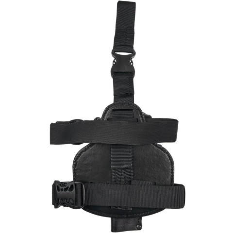 Кобура Ammo Key набедренная ILLEGIBLE-2 S APS Black Chrome (жесткая основа)