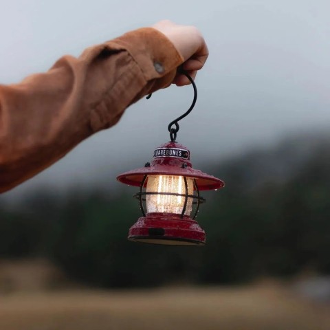 Фонарь кемпинговый Barebones Edison Mini Lantern 2AA/USB red