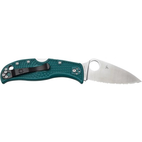 Ніж Spyderco Leafjumper, serrated blue (C262SBLK390)